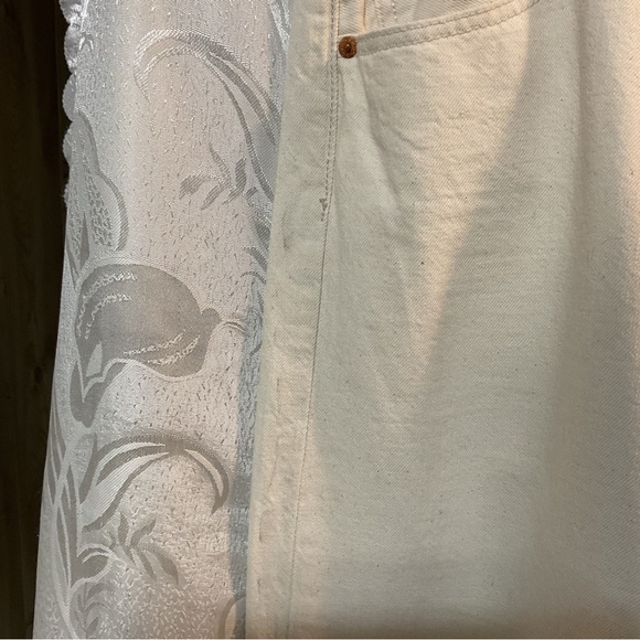 501 Levi’s Button Fly Beige 38x32 - Picture 5 of 6